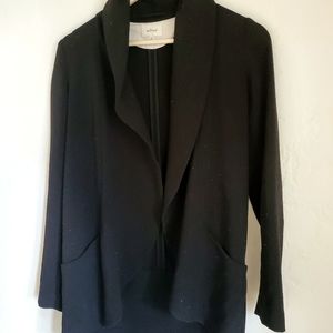 Aritzia Wilfred drape front blazer